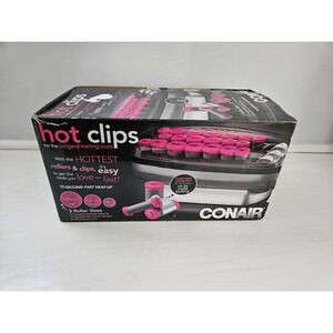 Conair Xtreme‎ Instant Heat Hair setter Hot Rollers 20 Curlers 19 Clips